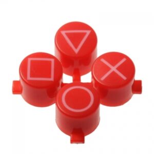 PS4 Controller Action-Buttons Rot mit Symbolen