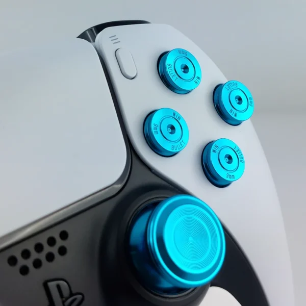 PS5 Custom Controller Bullet Blue-White